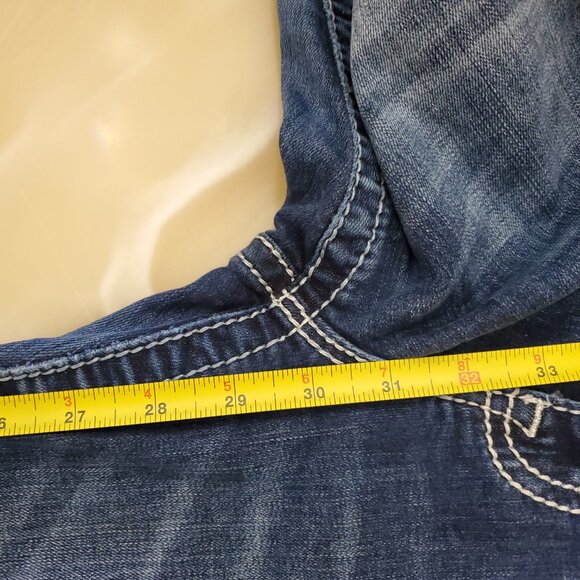 Miss Me Mid-Rise Easy Boot Y2K Bootcut Embellished Denim Jeans Size 30 - Picture 11 of 14